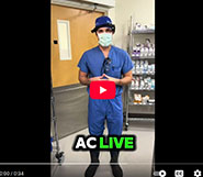 Dr. Garcia Performs Arthroscopic MACI live using Rods & Cones System